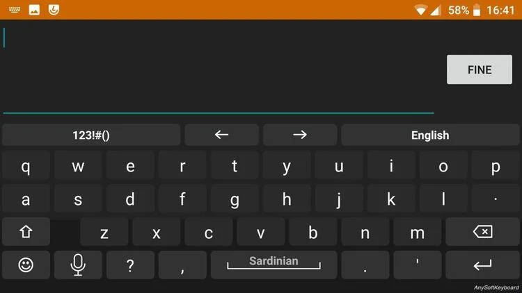 كيبورد AnySoftKeyboard
