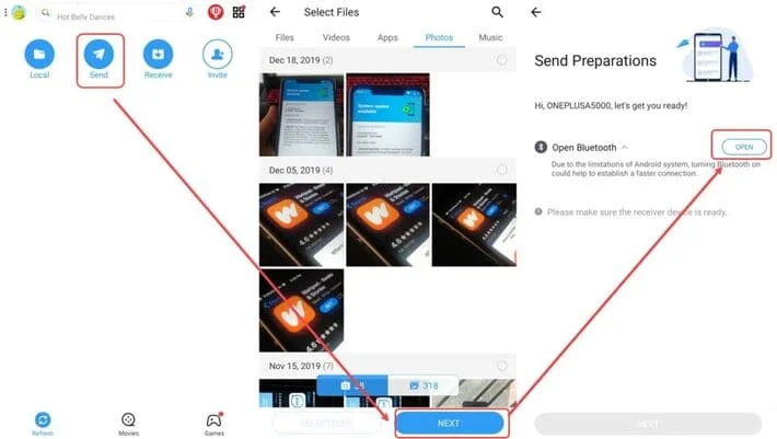 برنامج نقل الملفات من الايفون للاندرويد