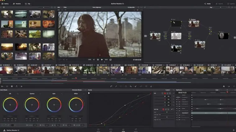 3. DaVinci Resolve: برنامج شامل يوفر المونتاج واللون والعديد من المزايا