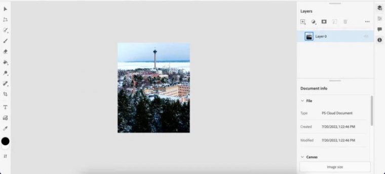 Adobe Photoshop Express تعديل الصور اون لاين hd