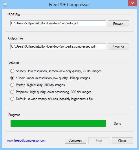 برنامج لضغط ملفات PDF